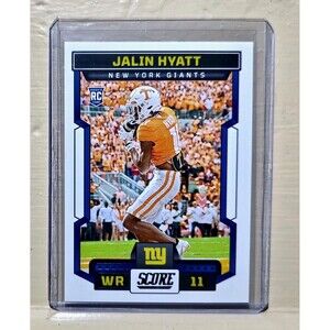 Jalin Hyatt 2023 Panini NFL #347 Score Football Card New York Giants